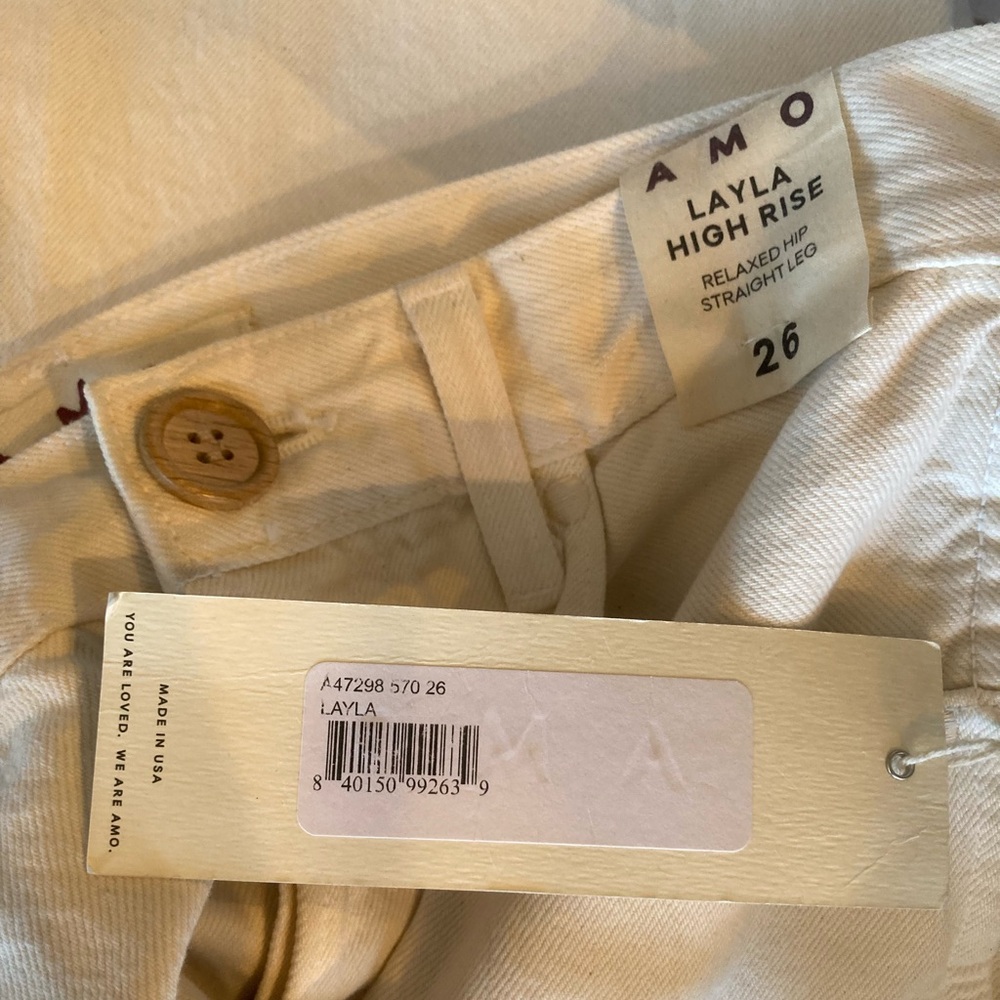 NWT Amo Denim Layla All Natural Straight Jean - Picture 4 of 5